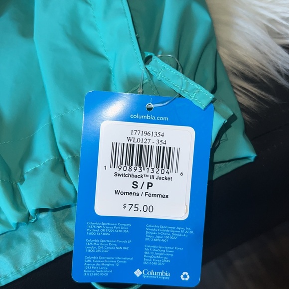Columbia Waterproof Windbreaker NWT - Picture 6 of 6